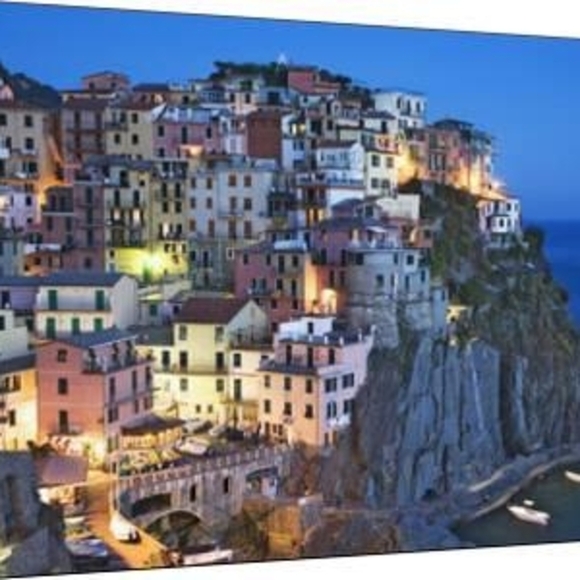 Framed Cinque Terre Village Art Print - Picture 3 of 7
